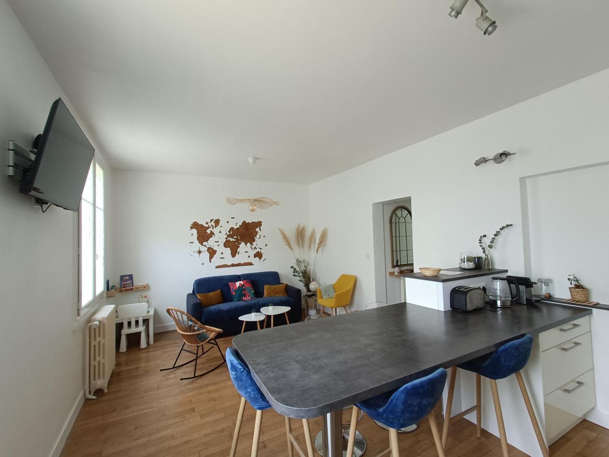 Apartment T3 Centre-ville Avec Parking Tours